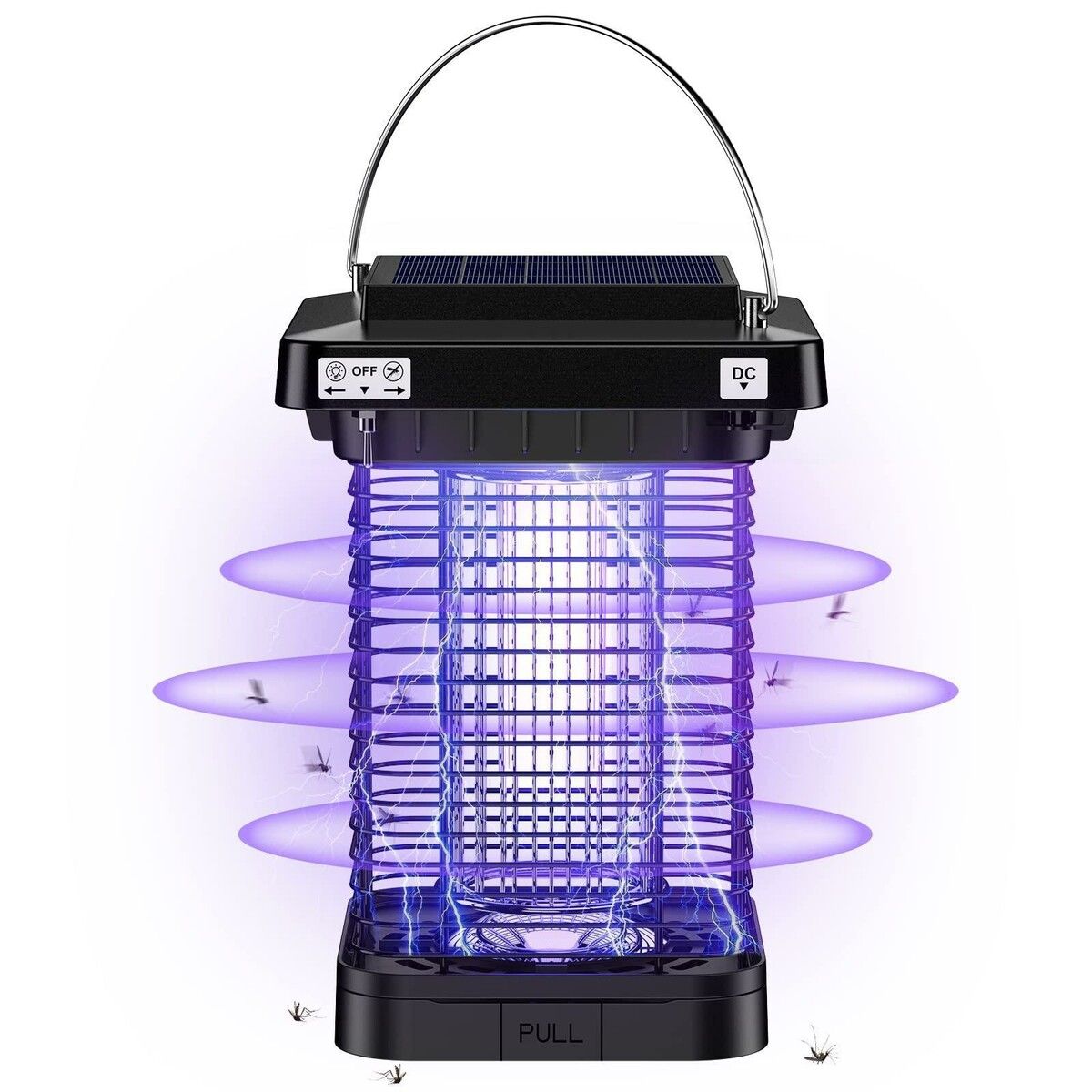 Powerful Electric Bug Zapper/Mosquito Trap/Fly Killer for Indoor and Outdoor Use - 4200V, Waterproof for backyards,patios,gardens,camping