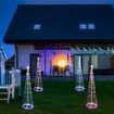 120CM DIY Outdoor 106 LED Christmas Tree with Star Topper for Holiday Yard Decoration