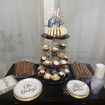 4-Tier Acrylic Cupcake Stand with LED Lights for Weddings and Parties