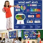 Classroom Pocket Chart for Circle Time - Educational Teaching Tool for Calendar, Weather, Counting, and More