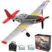 RC Plane Remote Control Airplane with 3 Modes, One-Key U-Turn Control for Easy Flying Perfect for All Ages (Red)