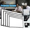 Immersive Home Cinema 150-Inch Projection Screen with 16:9 Aspect Ratio