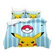 180*200cm 3-Piece Anime Bedding Set for Kids and Teens: Soft, Comfortable, and Featuring Vibrant Anime-Themed Design