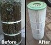 Pool Filter Cartridge Cleaner - Removes Debris & Dirt Fast - Heavy Duty & Durable