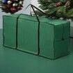 Extra Large 122x37x52 Christmas Tree Storage Bag Containers with  fits trees up to 122 inches tall,Durable 600D Oxford fabric,Dual zippers,Convenient handles for carrying