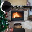 50x80cm Fire Pit Mat: Protect Floors with Fireproof Blanket for Hearth and Fireplace Area