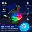 Glow in the Dark LED Flying Disc: 7 Dynamic Modes, 7 Colors, Waterproof - Perfect for Birthday Parties, Camping Trips, and Outdoor Games