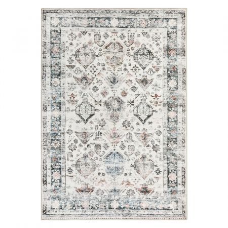 Marlow  Floor Rug Vintage Short Pile Washable Carpet Soft Plush Non Slip 80X120