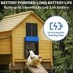 Efficient Auto Chicken Coop Door with Timer and Light Sensor for Convenient Chicken and Duck Care