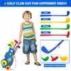 Kids Golf Club Set with Stand - Indoor/Outdoor Sports Toys for Boys and Girls Ages 3+