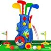 Kids Golf Club Set with 4 Clubs, 8 Balls & Practice Holes - Indoor/Outdoor Toy for Ages 3+.