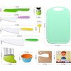 36 Piece Kids Cooking Set, Montessori Kitchen Tools with Plastic Knives, Cutting Board, More Kitchen Accessories,Cooking Fun for Kids