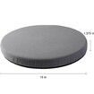 360 Degree Rotating Car Pillow Large Swivel Chair Pad Hard Foam Spinner Seat Cushion for Stool Chair, Car 40*40*6CM