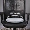 360 Degree Rotating Car Pillow Large Swivel Chair Pad Hard Foam Spinner Seat Cushion for Stool Chair, Car 40*40*6CM