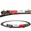 Electric Christmas Tree Train Toy with Light,Sound,Hanging Xmas Train for Around The Tree