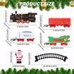 Electric Christmas Tree Train Toy with Light,Sound,Hanging Xmas Train for Around The Tree