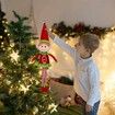 65cm Christmas Elf Behaving Badly Plush Toy Novelty Long Bendy Naughty Christmas Doll Color Red