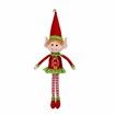 65cm Christmas Elf Behaving Badly Plush Toy Novelty Long Bendy Naughty Christmas Doll Color Red