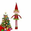 65cm Christmas Elf Behaving Badly Plush Toy Novelty Long Bendy Naughty Christmas Doll Color Red