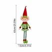 65cm Christmas Elf Behaving Badly Plush Toy Novelty Long Bendy Naughty Christmas Doll Color Green