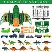 Aircraft Toys Playset for Kids with Airplane,Vehicles Set and 12 Mini Dino Figures for Boys Girls Gift for Birthday Christmas