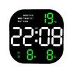 Extra Large Hanging Clock with Remote Control Day and Date for Elderly Clear Display USB Powered Digital Calendar Alarm Clock Dementia Alzheimers Clock