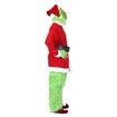 Green Deluxe Monster Costume for Men 7PCS Adult Santa Suit Set Furry Christmas Santa Claus Outfit Size M