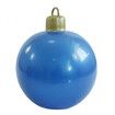 30cm Inflatable Christmas Ornament Outdoor PVC Inflatable Decorated Ball for Holiday Party Garden Yard Indoor Xmas Decorations (Blue)