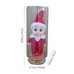 Led Christmas Elfs Doll Twins Baby Doll Elf for Christmas New Year and Christmas Color Green
