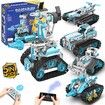 STEM Robot 5-in-1 Remote Control and APP Programmable Robot Toys 720 Pcs DIY Building Block Science Educational Kit for Kids Ages 12+