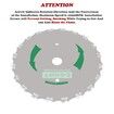 Chainsaw Tooth Brush Cutter Blade,23cm Brush Blades with Saw Chain Cutter for Trimmer,Weed Eater