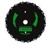 Chainsaw Tooth Brush Cutter Blade,23cm Brush Blades with Saw Chain Cutter for Trimmer,Weed Eater