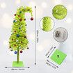 1.5M Prelit Christmas Tree Driftwood Artificial 10m Battery 100 LED light Christmas Tree for Indoor Use Plastic Trees Base Holiday Decor