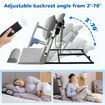 Electric Lift Bed Arm Back Rest Pillow Bedrails Power Chair Lifter Assist Sit Stand Up Recliner Remote Medical Aid Support Elderly Senior Disability