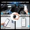 Wireless CarPlay Adapter,Newest Chip,Plug and Play,No Latency CarPlay Dongle Fast,Wired to Wireless for iPhone iOS 10+