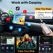 Wireless CarPlay Adapter for iPhone,Fast 5.8G WiFi,Bluetooth,Plug and Play,Compact and Auto Reconnect,Compatible with iOS 10+