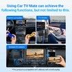 Car TV Mate,HDMl Multimedia Adapter for Cars with Factory Wired CarPlay,Car TV Converter,2.4GHz WiFi,Plug and Play