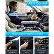 Mini Wireless CarPlay Adapter,Plug & Play Low Latency Converts Wired to Wireless CarPlay Dongle for iPhone iOS 10+,Connection Fast & Stable