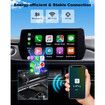 Mini Wireless CarPlay Adapter,Plug & Play Low Latency Converts Wired to Wireless CarPlay Dongle for iPhone iOS 10+,Connection Fast & Stable