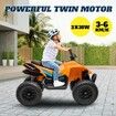 McLaren Ride On Car Licensed 12V Electric ATV Quad Bike 4 Wheeler Toy Motorised Vehicle with Twin Motor LED USB Rechargeable Battery MP3