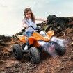 McLaren Ride On Car Licensed 12V Electric ATV Quad Bike 4 Wheeler Toy Motorised Vehicle with Twin Motor LED USB Rechargeable Battery MP3