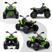 Can-Am Licensed Ride On Car 12V Electric ATV Quad Bike 4 Wheeler 2 Motor Motorised Vehicle Toy with LED MP3 Bluetooth Rechargeable Battery Story Green