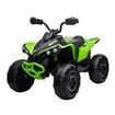 Can-Am Licensed Ride On Car 12V Electric ATV Quad Bike 4 Wheeler 2 Motor Motorised Vehicle Toy with LED MP3 Bluetooth Rechargeable Battery Story Green