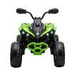 Can-Am Licensed Ride On Car 12V Electric ATV Quad Bike 4 Wheeler 2 Motor Motorised Vehicle Toy with LED MP3 Bluetooth Rechargeable Battery Story Green