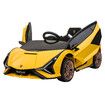 Electric Ride On Car Lamborghini Sian Licensed 12V Battery Power Motorised Toy Vehicle Roadster with Parental Remote Control Suspension LED Music Horn