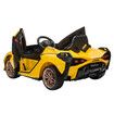 Electric Ride On Car Lamborghini Sian Licensed 12V Battery Power Motorised Toy Vehicle Roadster with Parental Remote Control Suspension LED Music Horn