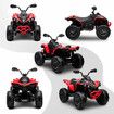 Can-Am Licensed Ride On Car 12V Electric ATV Quad Bike 4 Wheeler 2 Motor Motorised Vehicle Toy with LED MP3 Bluetooth Story Rechargeable Battery Red