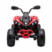 Can-Am Licensed Ride On Car 12V Electric ATV Quad Bike 4 Wheeler 2 Motor Motorised Vehicle Toy with LED MP3 Bluetooth Story Rechargeable Battery Red