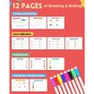 Human Body Preschool Busy Book 30 Pages Quiet Book, Montessori Learning Toys for Toddlers 3-5, Learning Activities Coloring Sticker Book