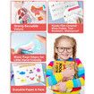Human Body Preschool Busy Book 30 Pages Quiet Book, Montessori Learning Toys for Toddlers 3-5, Learning Activities Coloring Sticker Book